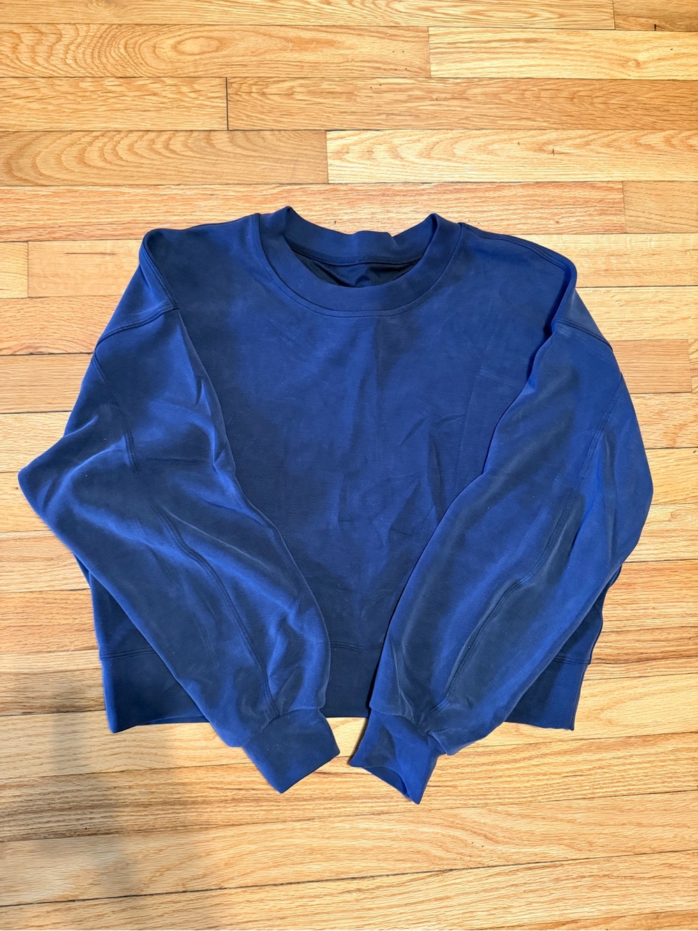Lululemon softstreme perfectly oversized cropped Crew Women's Sweatshirt